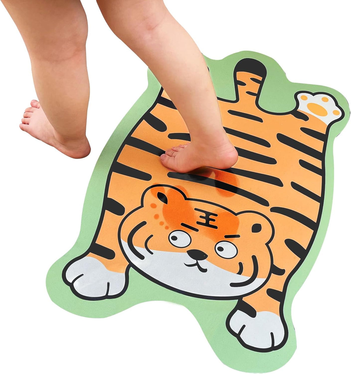 Bathroom Rugs Tiger Mat 32" × 20" Quick Dry Super Absorbent Bath Mat Non Slip Washable Bath Rug,Shower Rug for in Front of Bathtub Shower Room, Floor Doormat Floor Door Cushion