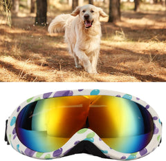 Dog Sunglasses Dog Goggles, Dust Winproof Pet Glasses for Dogs Eyes Wear for Medium or Large Dog ( Blue Frame)