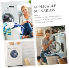 Mesh Laundry Basket Handles Foldable Storage Baskets for Home Decor Organizing