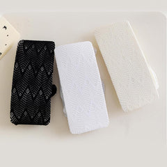 Girls Pantyhose Solid Tights Fashionable Long Stockings With Unique Pattern For Daily Party Performances Party Tights