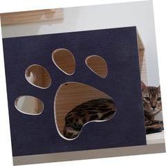 TOYANDONA Self-Adhesive Cat Scratcher Carpet Mat for Cat Trees Furniture Protector and Scratching Posts Trim to Fit Sturdy and Easy to Install