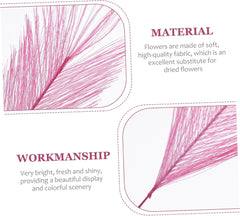 50Pcs Flexible Artificial Plants Simulation Flower Stems for Wedding Bouquets Home Garden Decor Lifelike Cloth Material with Bendable Stems Random Colors for Indoor Random Color