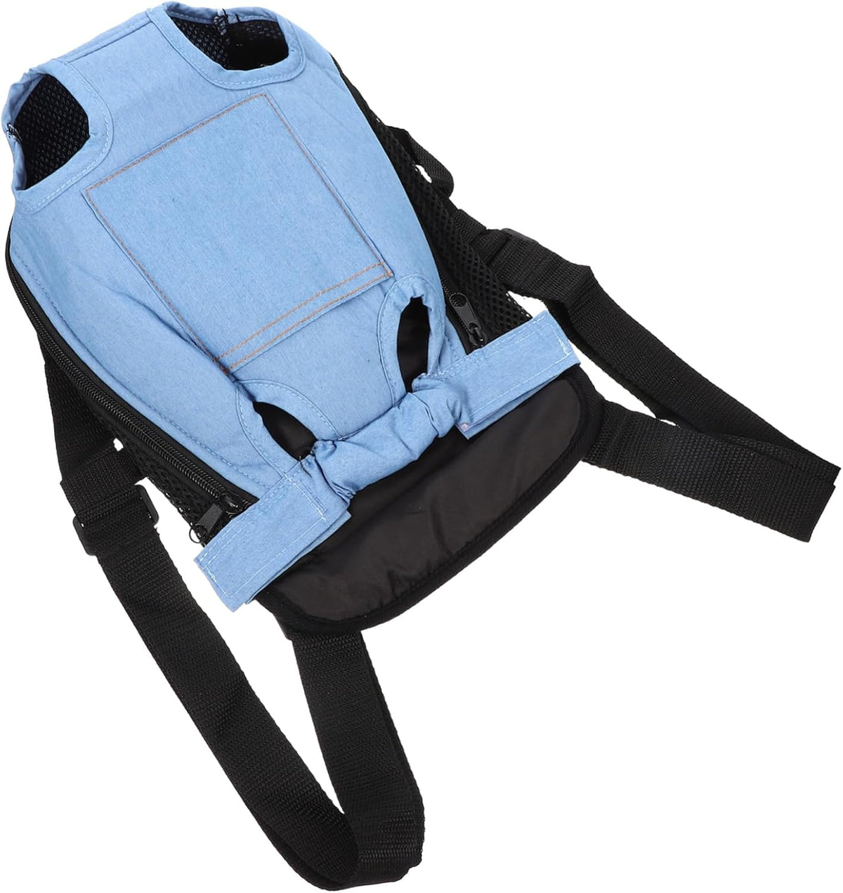 POPETPOP Portable Dog Backpack Breathable Mesh Small Dog Carrier for Outdoor Travel PET Pouch Adjustable and Lightweight Design