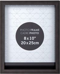 Shiny Decorative PS, 8 x 10 inches, Gun Beautiful Metallic Photo Frame, 8" x 10",65086DC-GU