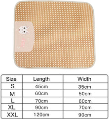 Cooling Mat Pad for Dogs Cats Dog Cooling Pad Dog Sleeping Bed Pet Cat Cooling Cushion for Indoor Seat Travel Bed Kennel, Pink, L