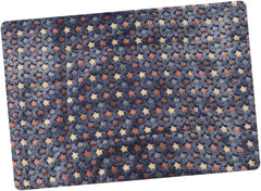 SUPVOX -Sided Flannel Pet Blanket for Dogs Thicken Cushion Star Pattern for Crate Bed Use
