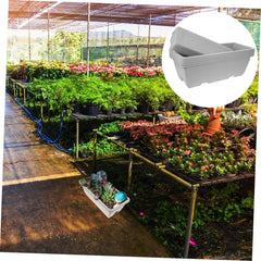 1set Windowsill Herb Planter Box Drainage Medium Plastic Vegetable Growing Pot for Indoor and Outdoor Use Suitable for Flowers Succulents and Cacti