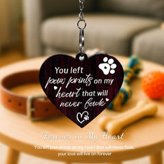 Dog Memorial Gifts for Loss of Dog – Pet Memorial Gifts for Dogs & Cats – Rotating Wooden Picture Frame for 4x6 Photos – Pet Loss Sympathy Gift