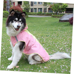 BESPORTBLE 1pc Pet Raincoat Reflective Strips for Medium and Large Dogs Lightweight and Breathable Cloak for Outdoor Use for Rainy Weather