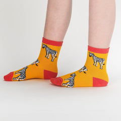 Sock It To Me, Boys Crew, Rhino, Zebra, & Giraffe Socks, (3-Pack)