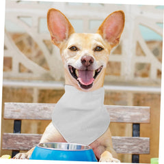 4pcs Large Dog Bandanas Wear-Resistant Triangle Scarves for Pets Comfortable Cotton Material for Outdoor Activities Parties and Everyday Use