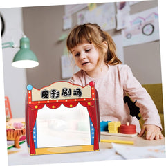 Totority Kindergarten Puppet Theater Stage for Interactive Storytelling and Engaging Family Props for Boy Girl Theater Activities