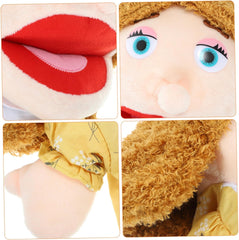 BESPORTBLE Creative Cartoon Hand Puppet for Interactive Role Play for Storytelling and Imaginative Play Comfortable and Family Puppet for Home and School Activities