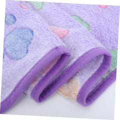 GANAZONO 3pcs Pet Blanket Soft Fleece Mats Bright Colors Washable and Non-Fading Cozy Warmth for Dogs and Kittens for Beds and Car Seats