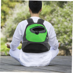 Ergonomic Small Dog Cat Backpack Carrier Front Carrier Bag for Hiking Pet Travel Bag Safety Belt and Mesh Pouch