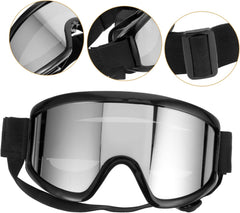 Dog Sunglasses for Uv and Wind Resistance Fit Pet for Outdoor Activities Silver for Dogs and Puppies