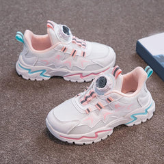 Fashion All Seasons Children Sports Girls Boys Run Flat Bottom Non Slip Elastic Band Colorblock Sparkly Slip on Shoes (Black, 10-10.5 Years Big Kids)