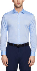 Tommy Hilfiger Men's Slim Fit Non Iron Solid Dress Shirt - Amazon Exclusive