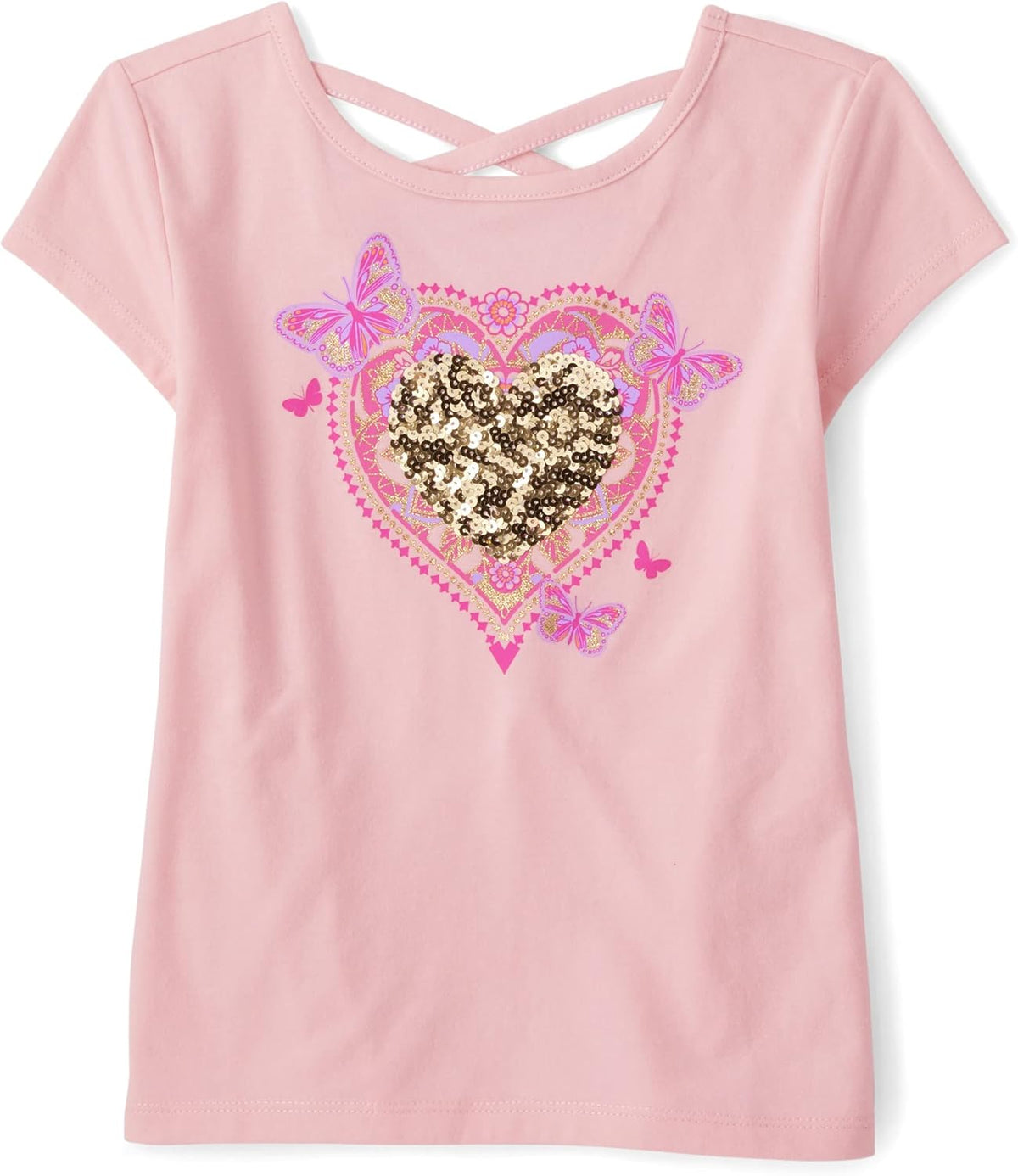 The Children's Place Girls' Short Sleeve Fashion Graphic T-Shirt