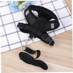 Happyyami Adjustable Pet Harness Vest Collars for Small Medium Dogs Dog Car Harness Puppy Supplies Cats