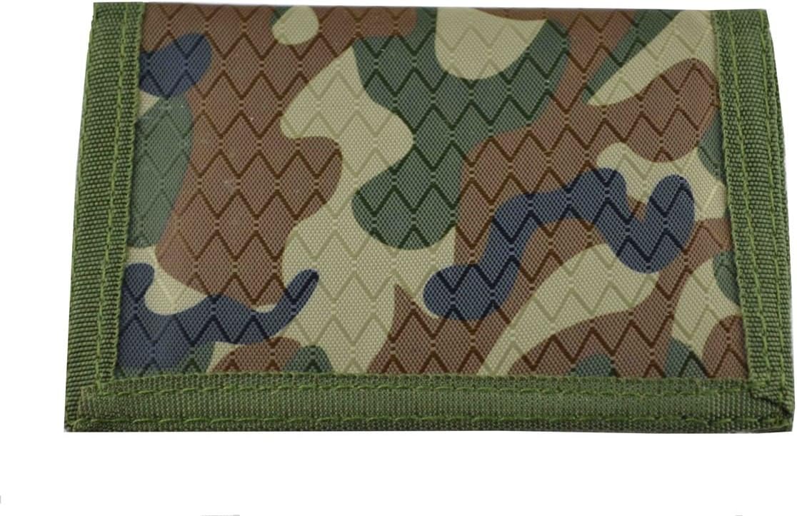 City Men's Military Commando Trifold Wallet Camo