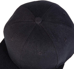 Unisex Plain Flat Brim Adjustbale Baseball Cap Blank Snapback Solid Color Hat