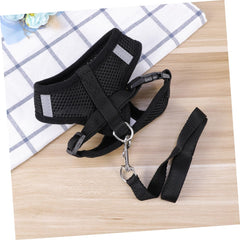 BESPORTBLE Adjustable Pet Harness Vest Dog Leash Collar Mesh Vest for Puppies and Dogs Weather
