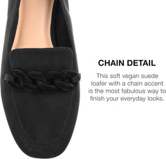 Journee Women's Comfort Foam Cordell Dress Flats Black, 7 Wide