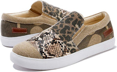 ZBYY Women's Canvas Slip On Sneakers Fashion Loafers Low Tops Flats Comfortable Walking Casual Shoes