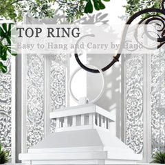 Candle Warmer Lantern Lamp, Dimmable and Adjustable Boho Candle Wax Warmer with Timer and Auto Shut Off, 2 Bulb Heater, House Warming Birthday Gift for Women Moms, Home Fragrance, New Home Decor White