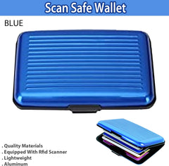 Scan Safe Wallet (Blue), Blue, One Size Fits Most, Modern