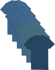 Fruit of the Loom Men's Tee Undershirts, Moisture Wicking & Tag Free, Short Sleeve Pocket T-Shirts