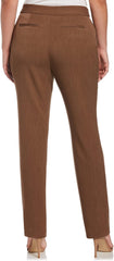 Rafaella Women's Curvy Fit Gabardine Slim Leg Pant