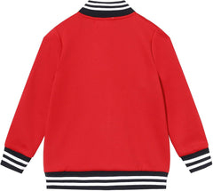 LittleSpring Boys Girls Varsity Baseball Jacket Zip Up Bomber Jacket Thin 2-10Years