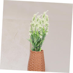 ERINGOGO DIY Simulation Plant Artificial Flower Decoration Sturdy Plastic for Wedding Decor Spa Bathroom Home Decor