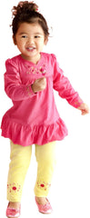 le top Rosy Posies Bubble Tunic w/Velour Leggings, Toddler and Girls