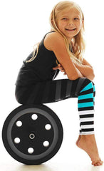 Signature Stripe Girls Activewear Leggings, Ruth/Kids Legging, Small