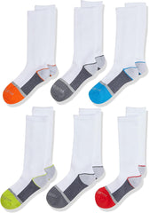 Fruit of the Loom Boys' 6 Pair Pack Half Cushion Socks