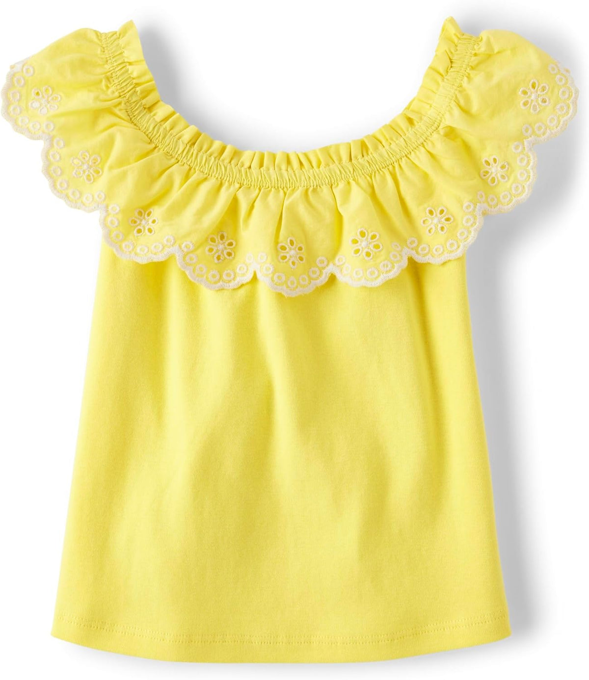 Gymboree Girls' and Toddler Ruffle Front Short Sleeve Top