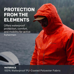 Grundens Men’s Neptune Commercial Fishing Jacket | Waterproof, Adjustable