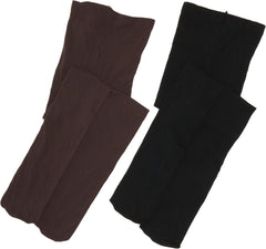 Jefferies Socks Big Girls' All Occasion Mid Weight Flat Knit Nylon Tight (Pack of 2)