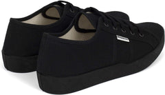 St. Tropez Sustainable Sneakers for Women - Classic Style Breathable Eco Canvas Upper, Comfy Low Wedge Rubber Sole, Artisan Crafted and Handmade Shoes, Made in Europe