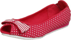UNIONBAY Little Kid/Big Kid Queenie-dot-g Peep Toe Flat