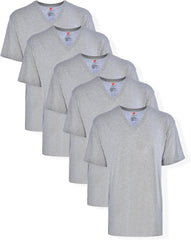 Hanes Men’s Tall V-Neck Undershirts – Tagless 100% Cotton Multipack, Lightweight Base Layer Camisetas para Hombre Alto