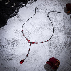 Goth Necklace Cross Necklaces for Women Jewelry Halloween Gothic Jewelry