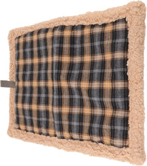 Self Warming Pet Pad, Soft Plush Washable Self Heating Cat Dog Mat, Double Sided Lambswool and Aluminum Film for Heat Retention, Comfortable Crate Bed for Dogs