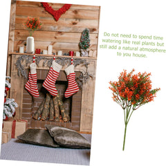 IMIKEYA 1 Bunch Bunch Simulated Flower Decor Artificial Plant Bouquets for Home Office Weddings and Celebrations Realistic Floral Crafts for Photography and Decoration