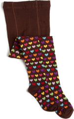 Jefferies Socks Girls 2-6X Lovely Heart Tights