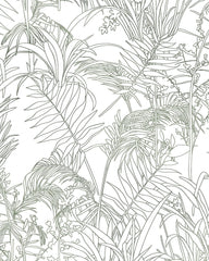 Wudnaye Black and White Peel and Stick Wallpaper Leaf Contact Paper 17.7 inch × 118.1 inch Black and White Contact Paper Peel and Stick Wallpaper for Bathroom Self Adhesive Decorative Wall Paper