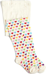 Jefferies Socks Girls 2-6X Lovely Heart Tights